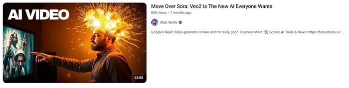 Strategi Pertumbuhan YouTube dan AI, matt wolfe youtube thumbnail yang dibuat oleh Leonardo